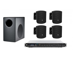 Акустическая система JBL с сабвуфером 4 динамика | Чёрный цвет